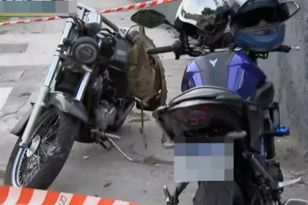 Moto de policial militar morto após assalto na Marginal Tietê - Metrópoles