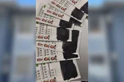 Coleção de santinhos riscados Coleção de santinhos riscados
