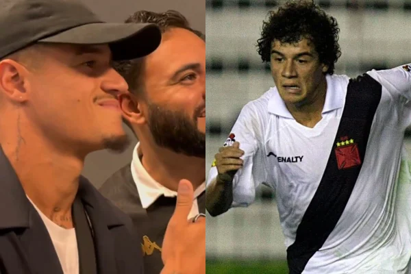 Montagem colorida de Philippe Coutinho - Metrópoles
