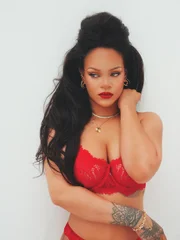 Rihanna posa de lingerie 