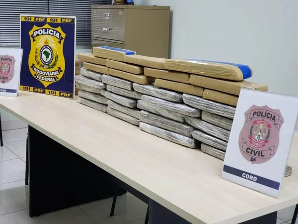 Dupla é presa com 29 kg de maconha na BR-060