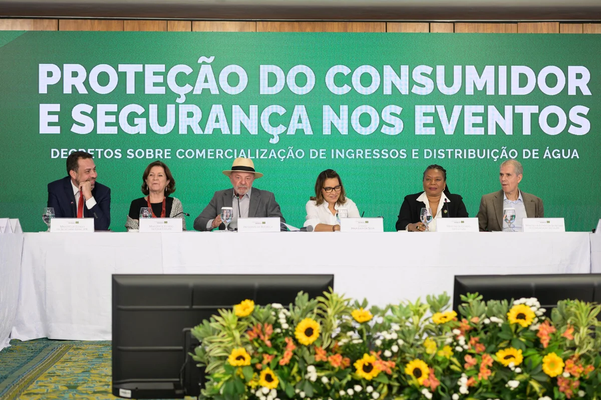 Eventos: Lula assina decretos sobre cambismo digital e distribuição de água - imagem 1 Eventos: Lula assina decretos sobre cambismo digital e distribuição de água - imagem 1