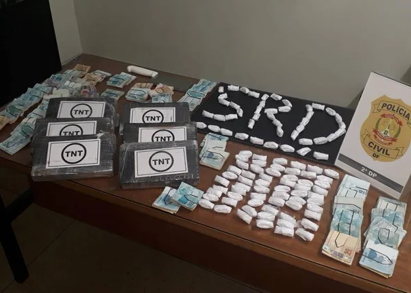 cocaína apreendida