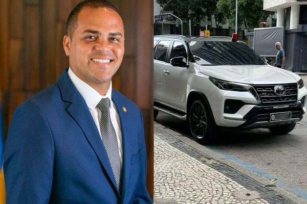 Deputado do RJ usa giroscópio proibido em carro da Alerj