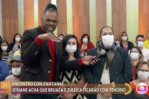 Manoel Soares cita SBT no Encontro