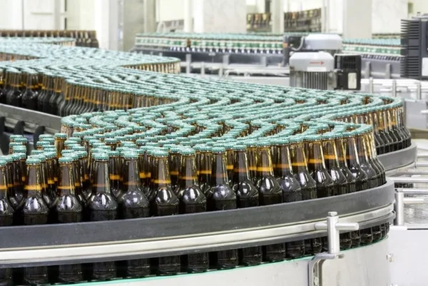 Linha de produção de fábrica de cerveja