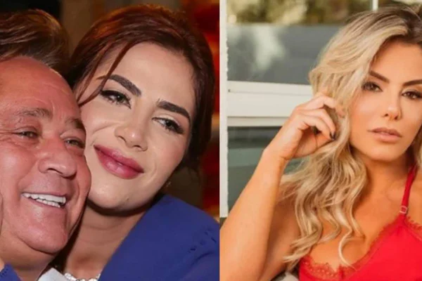 Foto colorida da filha e mulher do cantor Leonardo-Metrópoles