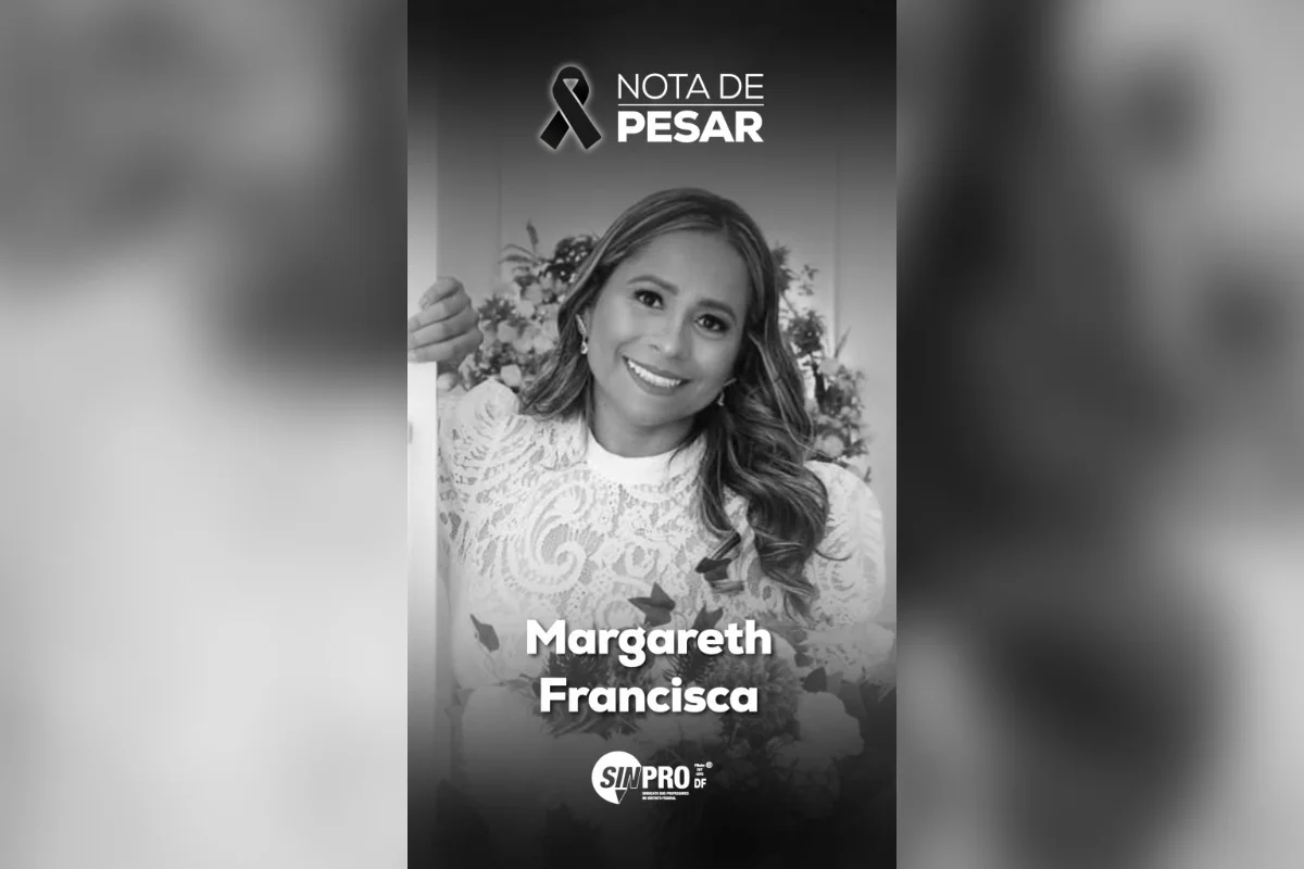 Sinpro emitiu nota de pesar pela morte de Margareth Sinpro emitiu nota de pesar pela morte de Margareth