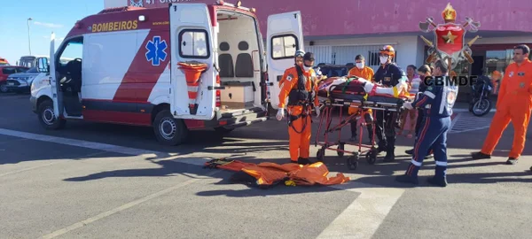 Criança fica em estado grave após ser atropelada por moto na Ceilândia