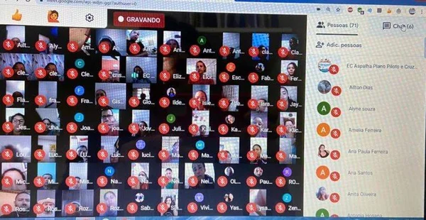 Aulas virtuais na rede pública de ensino do df