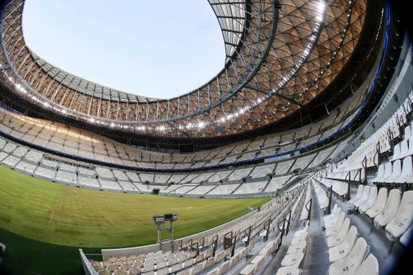 No Catar, fizeram teste no estádio da final e acharam até “defeitos”