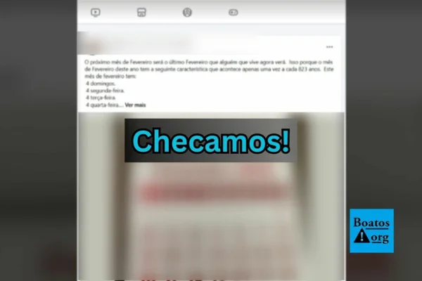 Imagem colorida de post de boatos.org - Metrópoles