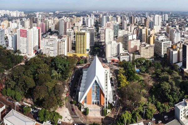 Imagem panorâmica da cidade de Londrina