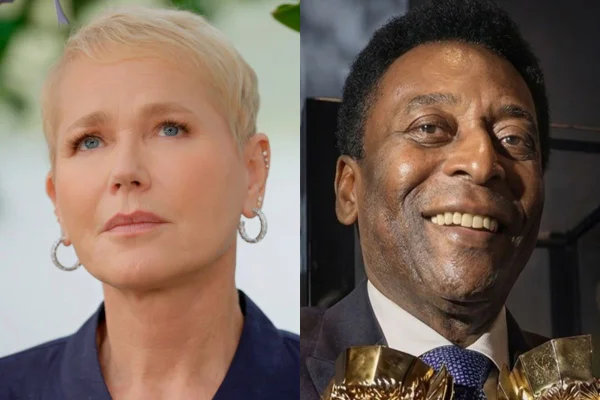 Montagem colorida de Xuxa e Pelé - Metrópoles