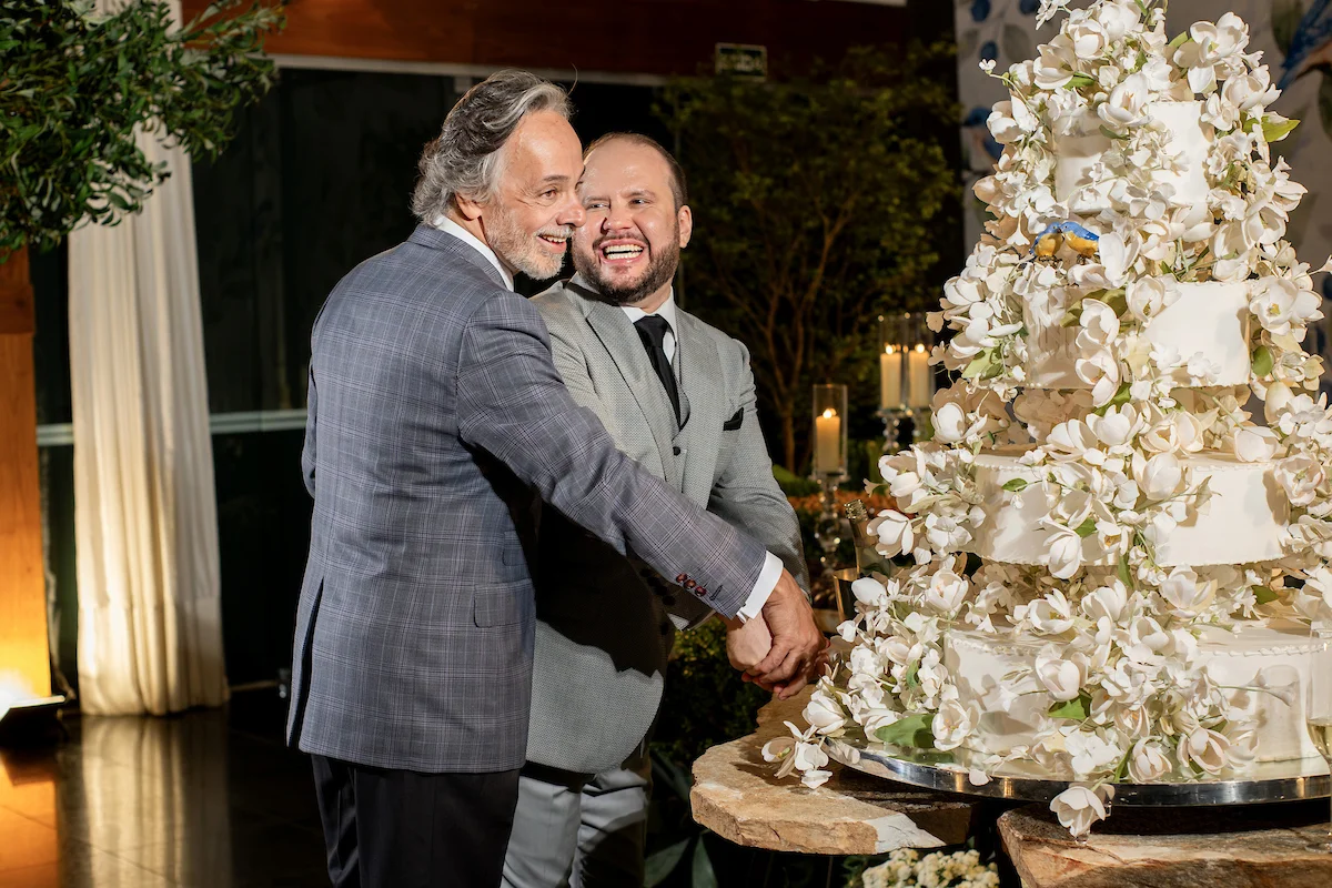 Marcelo Pimenta e Nalberto Rodrigues: amor inspira casamento no Lago Paranoá