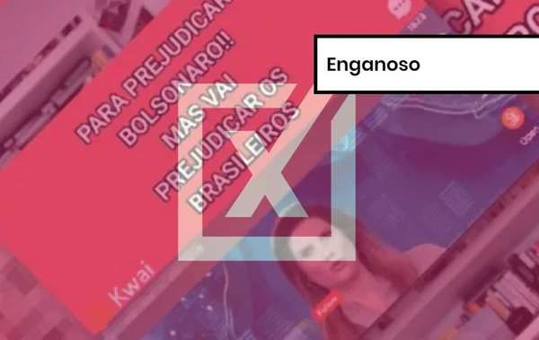 Imagem colorida de post enganoso sobre Lula e o fornecimento de gás da Bolívia
