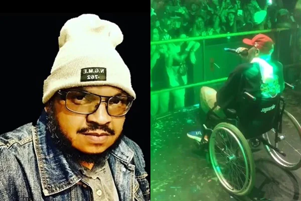 Montagem com fotos do último show do Dj Jamaika - Metrópoles
