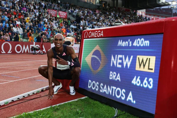 Imagem colorida de Alison dos Santos - Metrópoles
