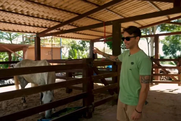 Como é o sítio onde Daniel Cady mora após término com Ivete Sangalo
