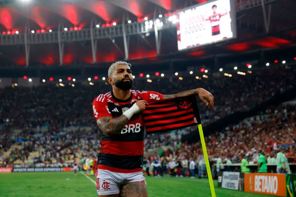 Imagem colorida de Gabigol - Metrópoles