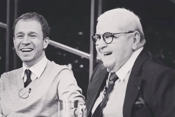 Tiago Leifert e Jô Soares