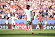 Dembelé balança as redes diante de Marrocos Dembelé balança as redes diante de Marrocos