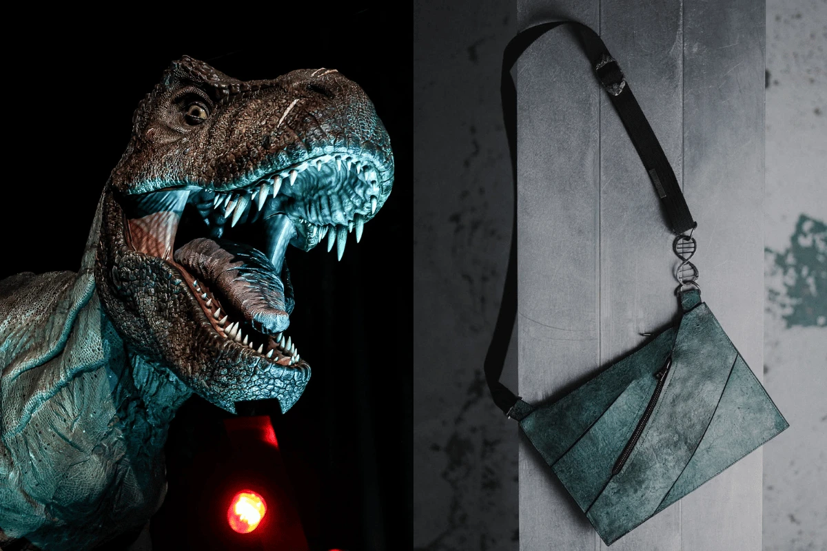 Cientistas revelam bolsa luxuosa feita de couro de dinossauro