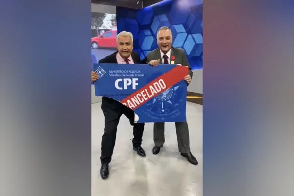 Ex-desembargador Flávio Britto, marido da ministra dos Direitos Humanos, e Sikêra Jr