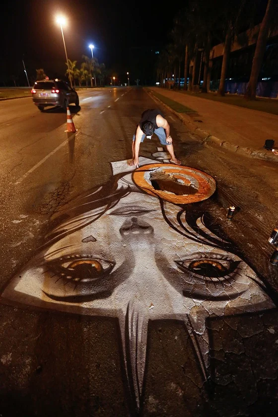 Setor de Indústrias e do Grafite. #bsburaco dá um trato em cratera no SIG - imagem 24 Setor de Indústrias e do Grafite. #bsburaco dá um trato em cratera no SIG - imagem 24