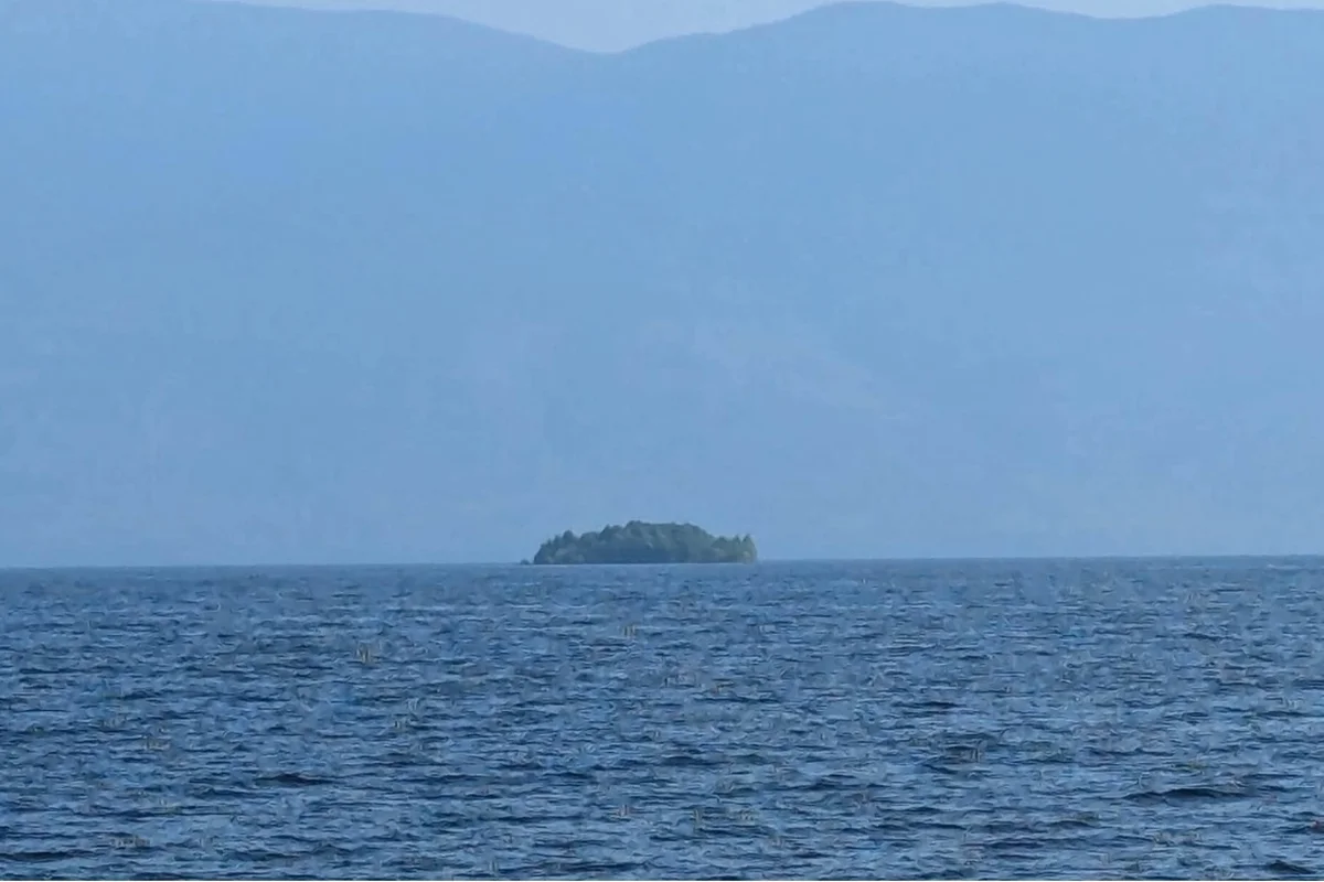 Ilha misteriosa coberta de árvores surge à deriva em lago no Canadá. Veja vídeo