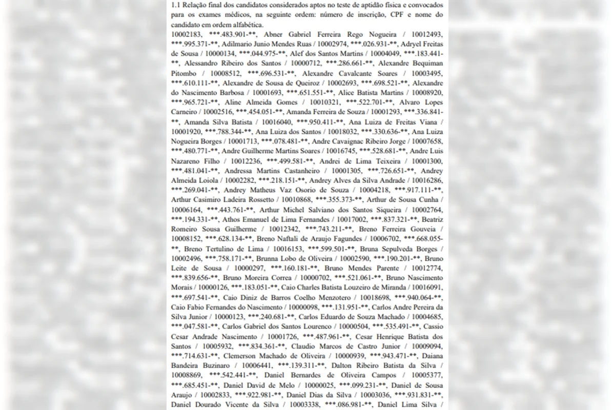 PMDF divulga resultado do TAF e convocação para etapa médica; confira - imagem 1 PMDF divulga resultado do TAF e convocação para etapa médica; confira - imagem 1