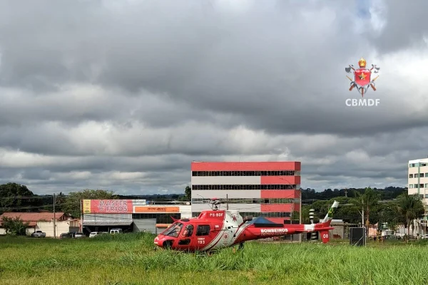 Helicóptero do CBMDF - Metrópoles
