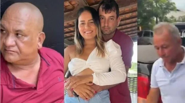 homens e casal abraçado