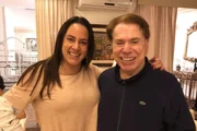 Silvia Abravanel e o pai, Silvio Santos Silvia Abravanel e o pai, Silvio Santos