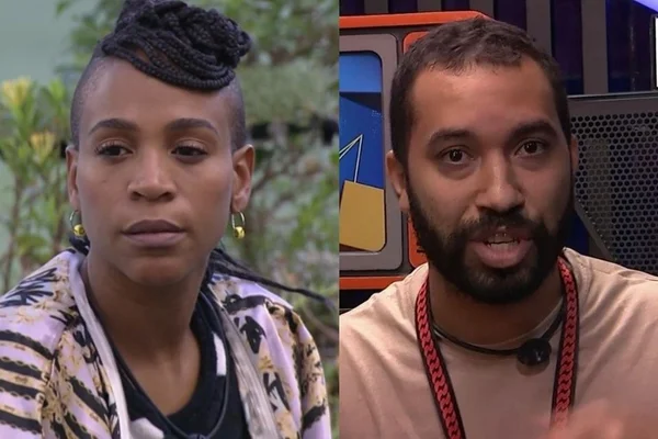 Karol conká e Gilberto bbb