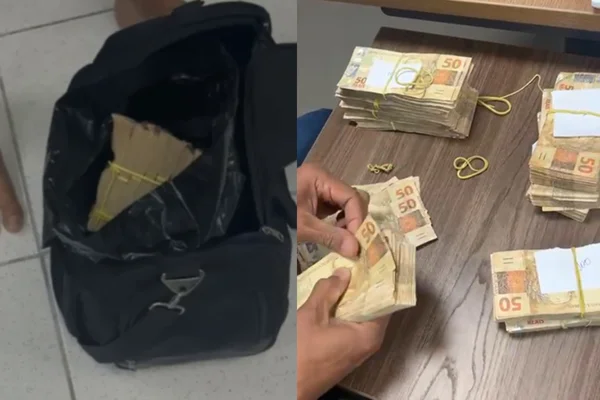 PF encontra mala lotada de dinheiro e prende suspeitos de corrupção