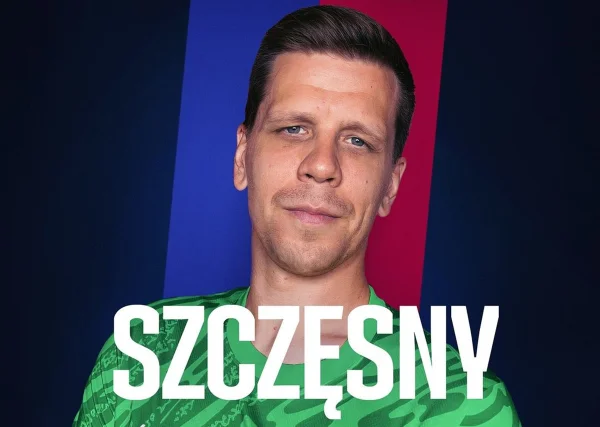 Foto colorida de Szczesny, goleiro do Barcelona - Metrópoles