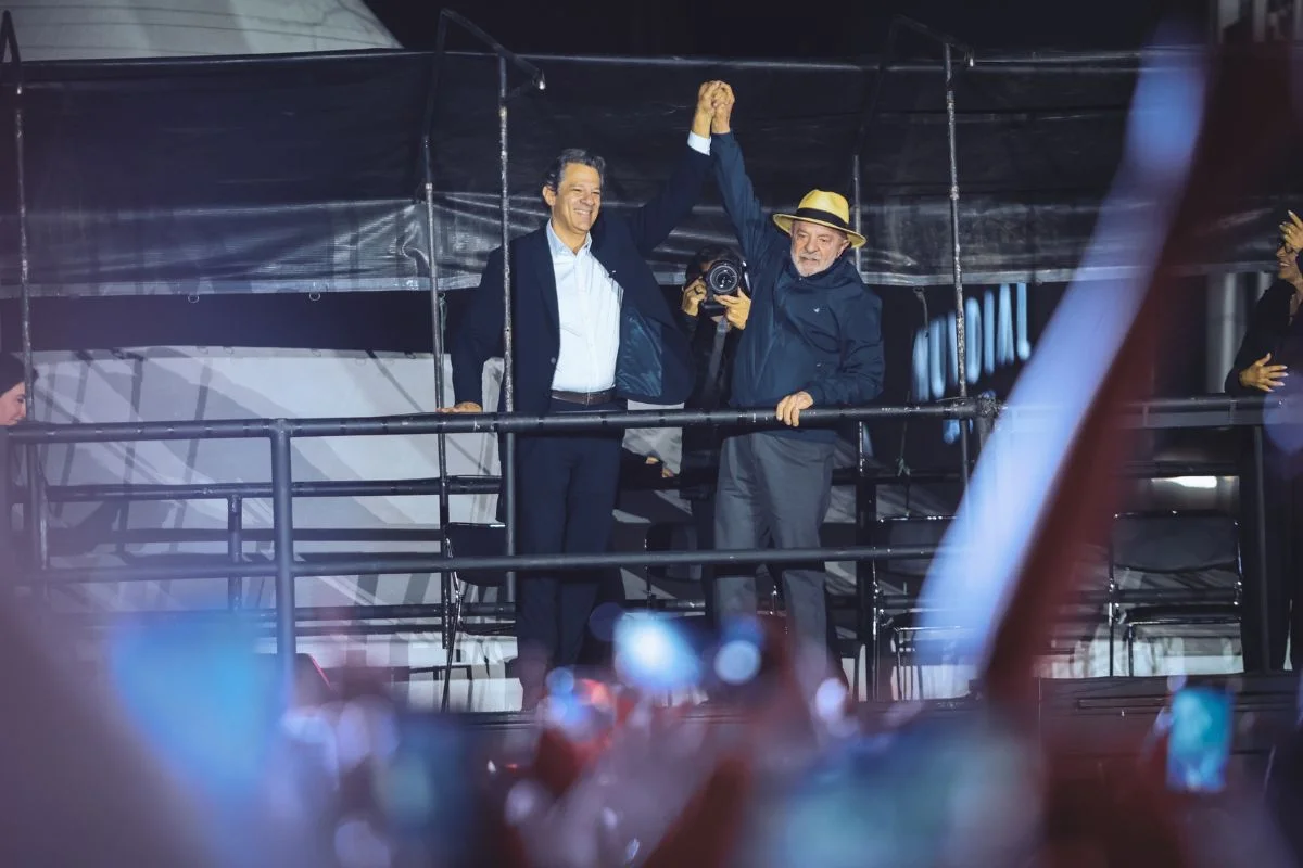 Haddad e Lula em Guarulhos Haddad e Lula em Guarulhos