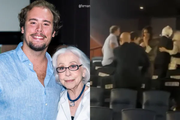 Após confusão, veja tensão entre fã e neto de Fernanda Montenegro
