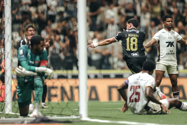 Borbas comemora gol do Atlético-MG