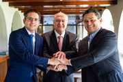 Motta, Alckmin e Alcolumbre simbolizam a união entre Legislativo e Executivo