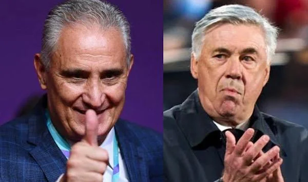 Tite pediu conselhos a Ancelotti sobre como aproveitar Vini Jr