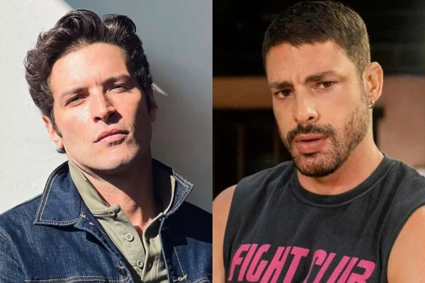 Montagem colorida de Leandro Lima e Cauã Reymond - Metrópoles