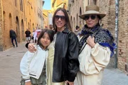 Patrícia Abravanel, a mãe, Iris Abravanel, e a filha, Jane