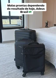 Rico Melquiades mostrou as malas prontas para a mudança