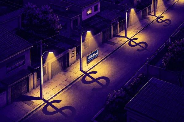 ilustração iluminação pública