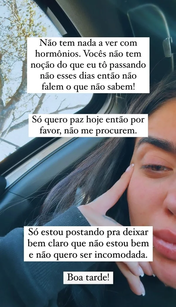 Grávida, MC Mirella aparece em prantos e preocupa fãs: “Só quero paz” - destaque galeria