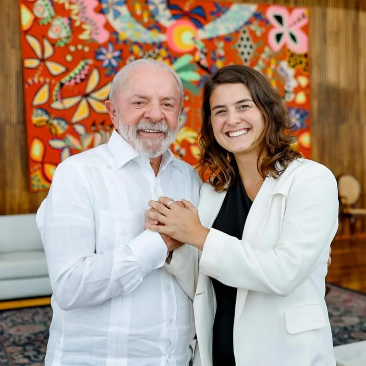 Presidente Lula e a vereadora de SP Luna Zarattini Presidente Lula e a vereadora de SP Luna Zarattini