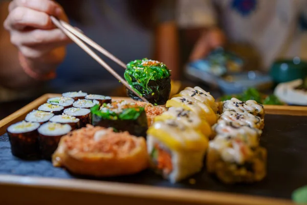 Sushi vegano
