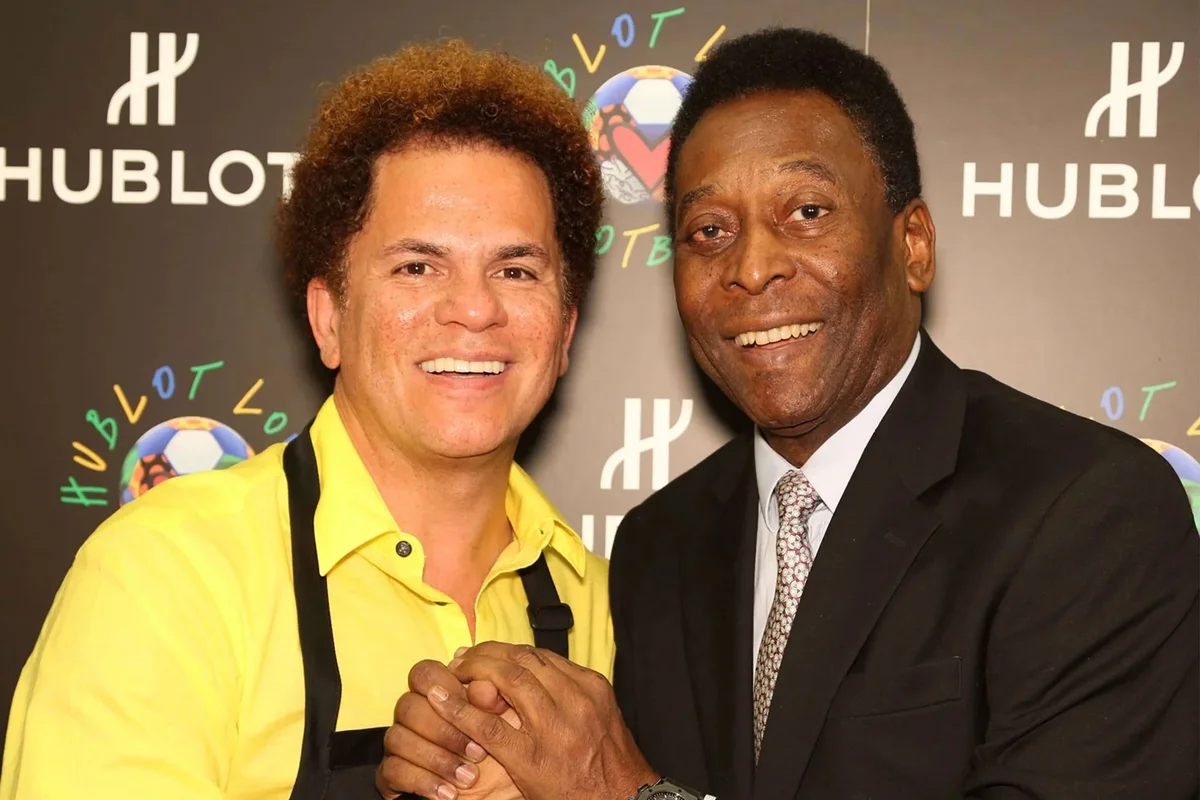 Romero Britto e Pelé Romero Britto e Pelé